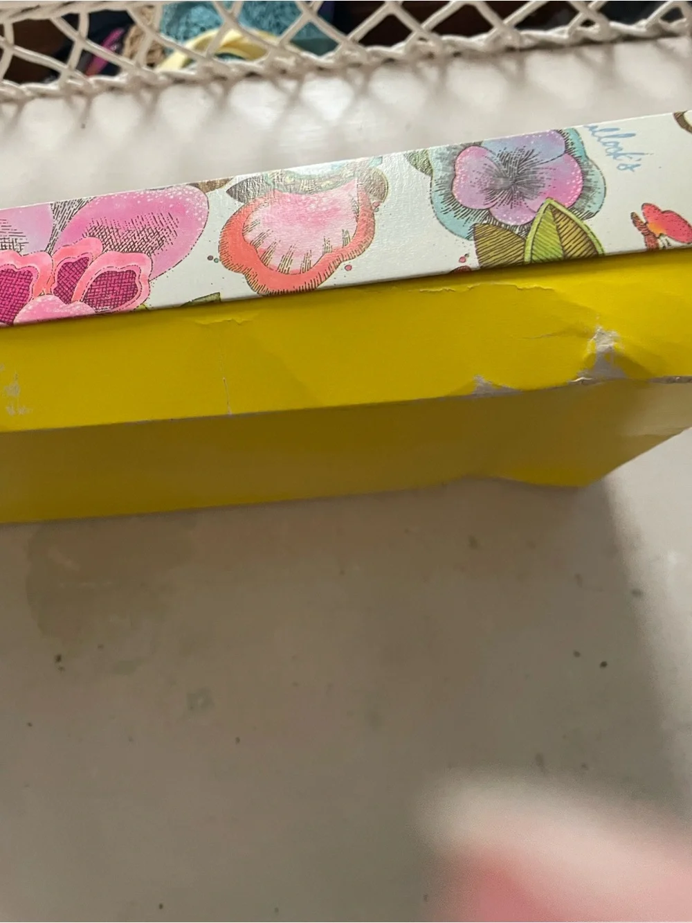 Vintage 70s Bullock’s Floral Decorative Gift Box - Multicolor